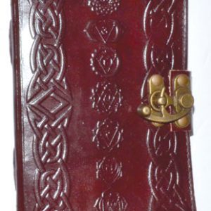 Chakra Leather Blank Book W/ Latch