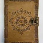 5" X 7" Moon Phase Embossed Leather W/ Latch