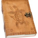 5" X 7" Turtle Embossed Leather W/ Latch