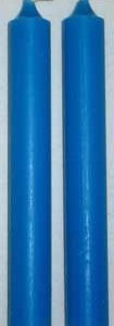 1/2" Light Blue Chime Candle 20 Pack