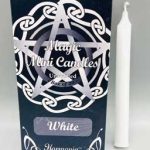 1/2" Dia 5" Long White Chime Candle 20 Pack