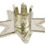 Silver Fairy Star Chime Candle Holder