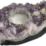 4 -7" Amethyst Tealight Holder