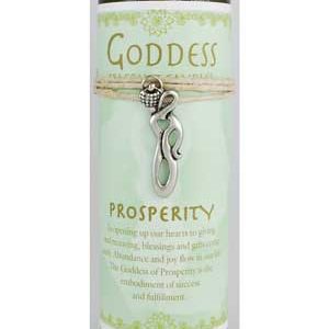 Prosperity Pillar Candle With Goddess Necklace