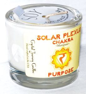 Solar Chakra Soy Votive Candle