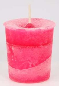 Love Herbal Votive - Bright Pink