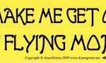 Don't Make Me Get Out My Flying Monkeys Bumper Sticker