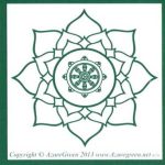 Buddha Wheel Bumper Sticker