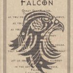 Falcon Prayer Poster