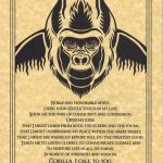 Gorilla Prayer Poster