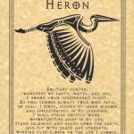 Heron Prayer Poster