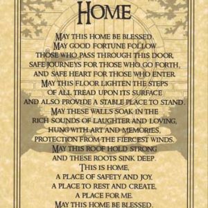 Home Blessing Poster
