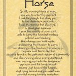 Horse Prayer Poster