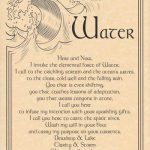 Water Invocation Poster