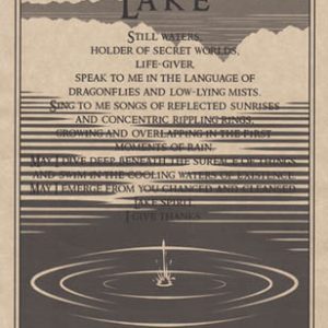 Lake Prayer Poster