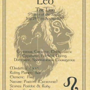 Leo Zodiac Poster
