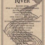 River Prayer Poster