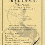 Sagittarius Zodiac Poster