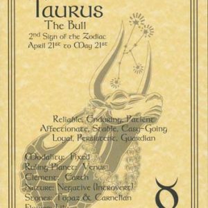 Taurus Zodiac Poster