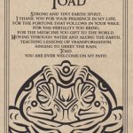 Toad Blessing Poster