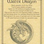 Water Dragon Poster