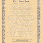 Wiccan Rede(long Poem) Poster