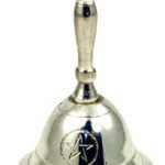 Altar Bell With Pentagram Design 2 1/2"