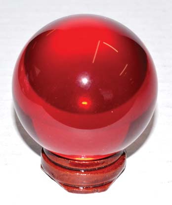 Red Gazing Ball 80mm