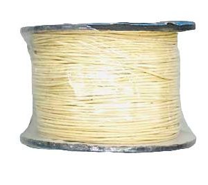 Cream Waxed Cotton Cord 1mm 100 Yds