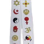 Interfaith Minister's Stole White