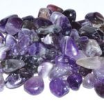 1 Lb Amethyst Tumbled Chips 7-9mm