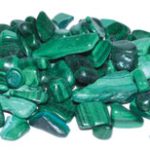 1 Lb Malachite Tumbled Chips 5-8mm