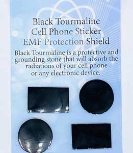 (set Of 4) Emf Protection Black Tourmaline