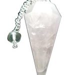 6-sided Rose Quartz Pendulum