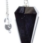 6-sided Black Tourmaline Pendulum