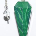 6-sided Malachite Pendulum