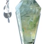 6-sided Prehnite Pendulum