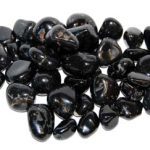 1 Lb Onyx, Black Tumbled Stones