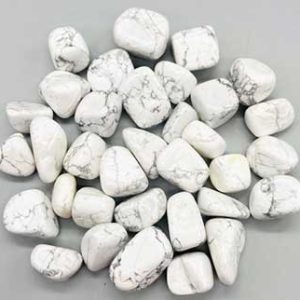 1 Lb Howlite, White Tumbled Stones