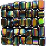 1 Lb Hematite Rainbow Magnetic Tumbled Stones