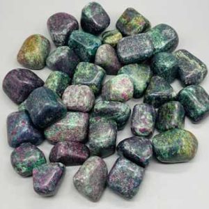 1 Lb Ruby Zoisite With Mica Tumbled Stones