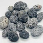 1 Lb Agni, Black Untumbled Stones