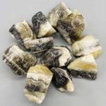 1 Lb Zebra Calcite Untumbled Stones