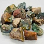 1 Lb Jasper, Fancy Untumbled Stones