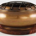 Brass Screen Incense Burner With Coaster