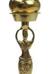 9" Goddess Brass Incense Burner