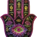 Black & Fuchia Hamsa Incense Burner