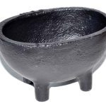 2 1/2" Oval Cast Iron Cauldron