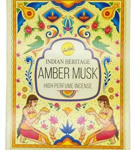 15 Gm Amber Musk Incense Sticks Indian Heritage