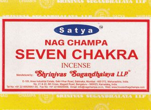 Seven Chakra Satya Incense Stick 15 Gm